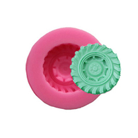 Tyre / Wheel 2 Silicone  Mold  - Steam Punk Cake Decorating Tools