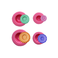 Tyre / Wheel Set Of 4 Sizes Silicone  Mold  - Steam Punk Cake Decorating Tools