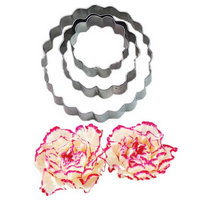 Carnation Flower Cutter Set Of 4- Metal Cutters