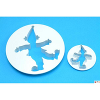 Plastic Clown Cutter Set 2pc