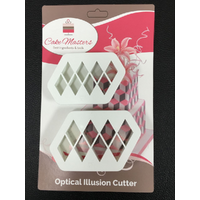 Diamond Optical Illusion Cutter 2Pc