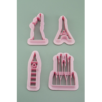 Landmark/ Cities Plunger Cutter - Set Of 4