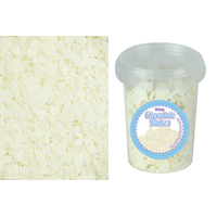 ** White Chocolate Flakes - 80G - Cake Toppings