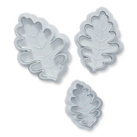 Oak Leaf Plunger Cutter set of 3