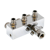 Airbrush Hose Splitter With Regulated Manifold Valves - 3 Ways