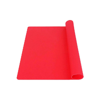 Silicone Rolling Mat / Flexible / Non Slip Working Mat 40cm X 30cm Red