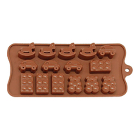 Toys - Rocking Horse / Lego / Car - Easy Flex Chocolate Silicone Mold Xq-039