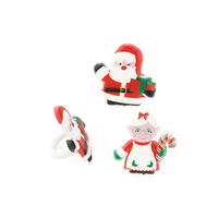 Santa And Helper Cupcake Rings - 8 Pieces