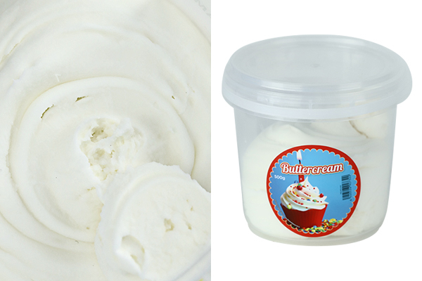 **Ready To Use Vanilla Buttercream White – 500G : 3 Pack