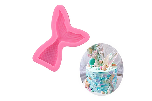 Mermaid Tail Silicone Mold – 116Mm: 3 Pack