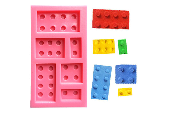 Lego Blocks Silicone Mould – Mold: 3 Pack