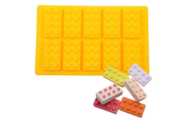 Legos Silicone Mould-10 Cavity: 3 Pack